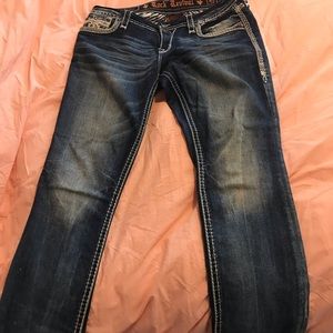 Rock Revival denim jeans easy straight fit size 30